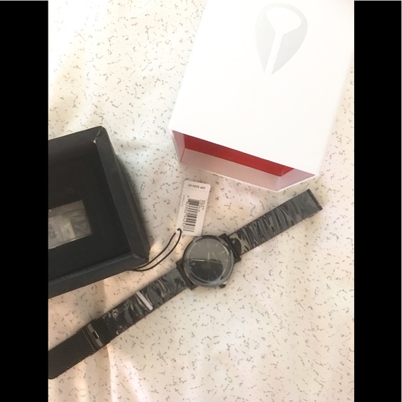 NWT Nixon Unisex The Rollo 38 SS All Black Watch - Picture 3 of 7